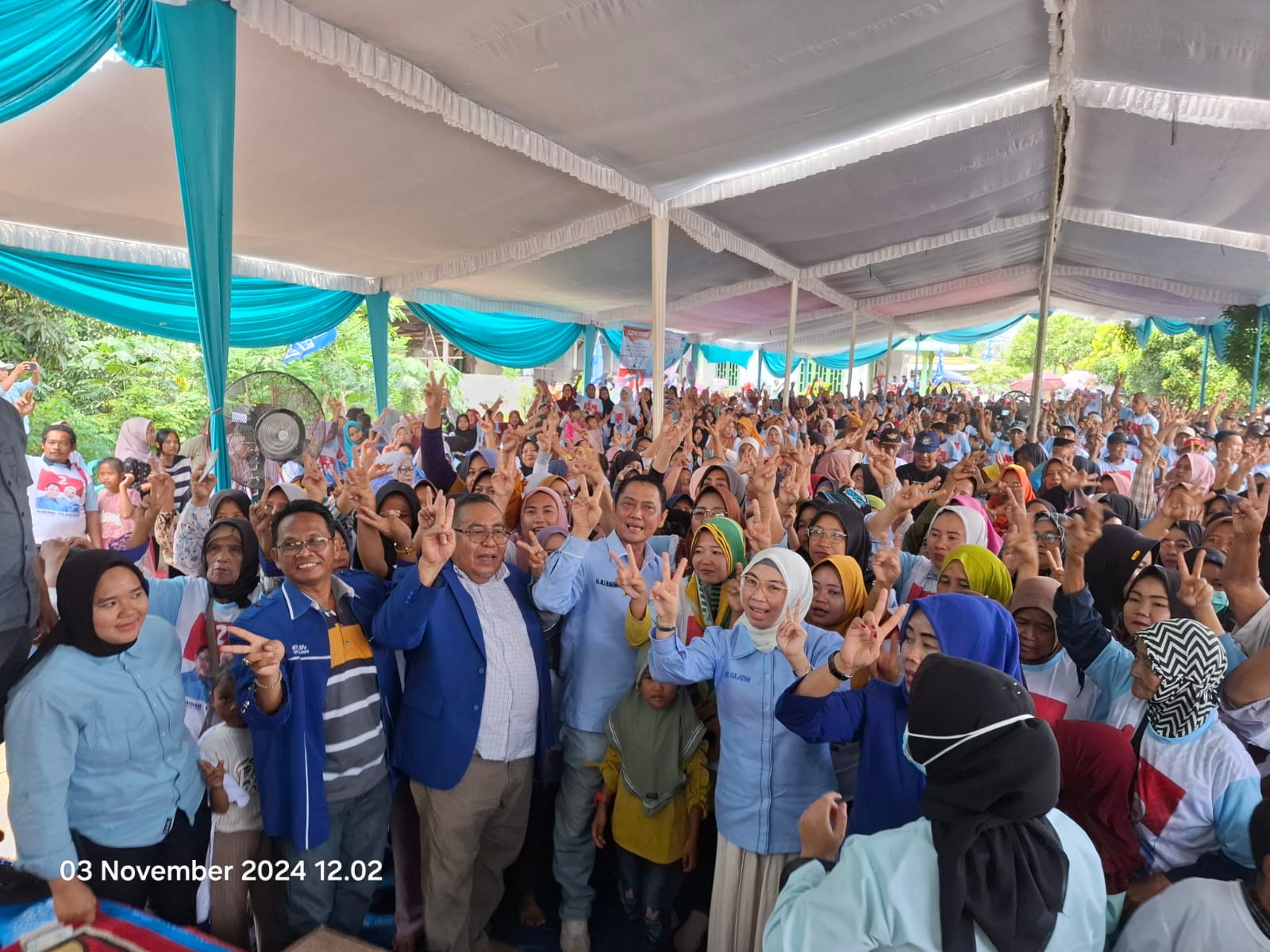 Ribuan Masyarakat Gunung Sangkaran Antusias Hadiri Kampanye Terbuka Paslon 02 Ali Rahman – Ayu Asalasiyah