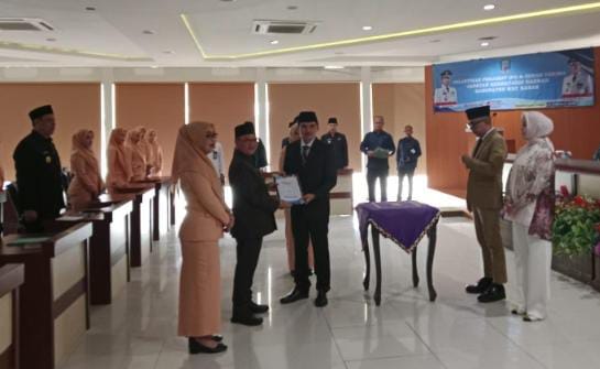 Pemerintah Kabupaten Way Kanan menggelar Kegiatan Pelantikan Penjabat dan Serah Terima Jabatan Sekretaris Daerah Kabupaten Way Kanan