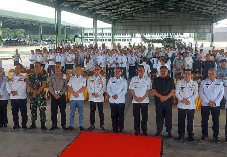 Bupati dan Wakil Bupati Way Kanan Menyambut Kedatangan Pj. Gubernur Lampung