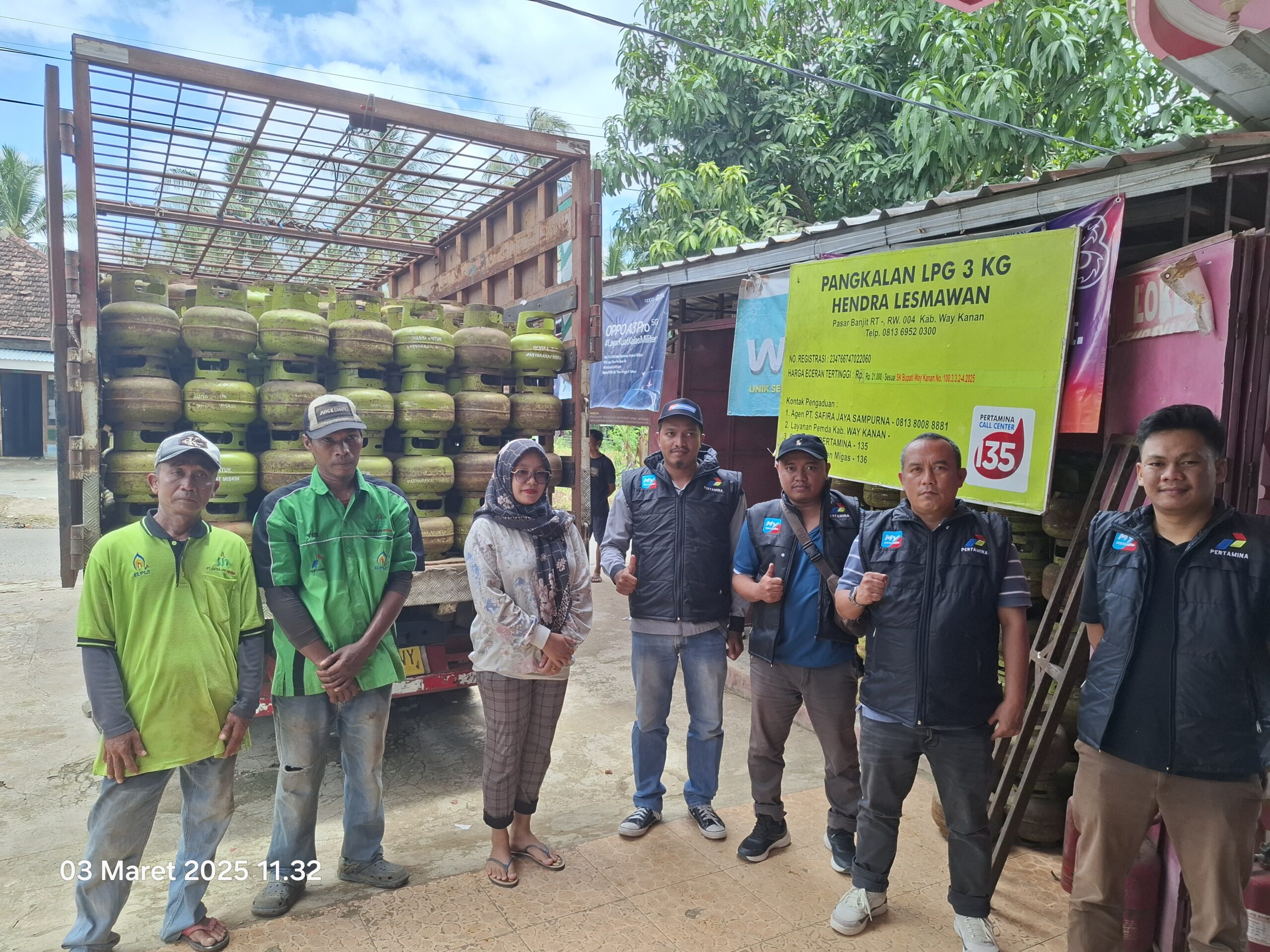 Kelangkaan dan Harga Diatas HET, Asosiasi Agen Gas LPG Sidak Beberapa Pangkalan di Way Kanan